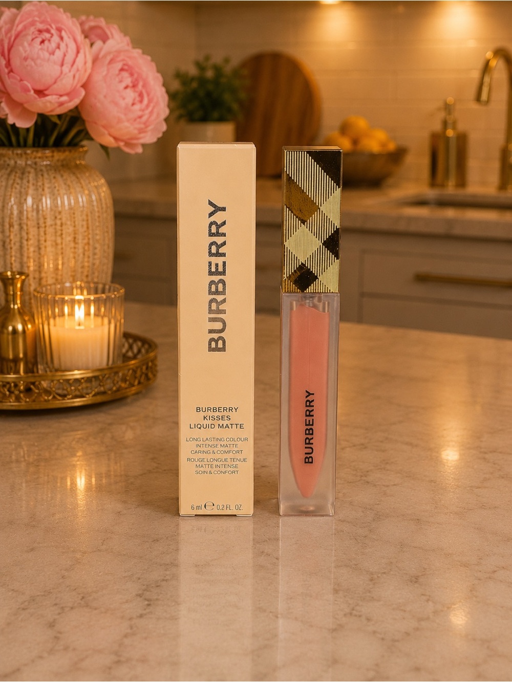 Burberry Kisses Liquid Matte Lipstick 6mL Long Lasting Matte Lip Color NIB 🎀